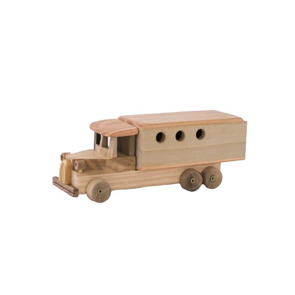 Retro Transporter aus Holz